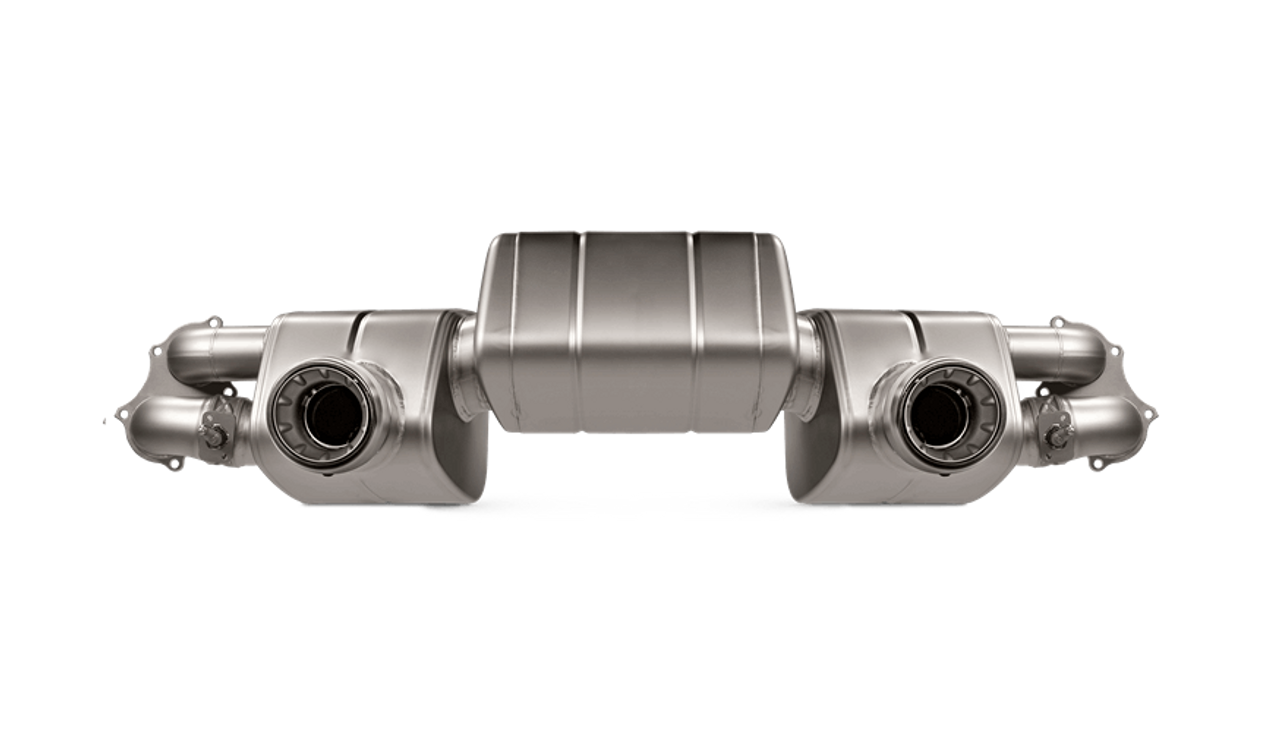 Akrapovic 2020+ Porsche Cayman GT4 (718) Slip-On Line (Option 2) w/Titanium Tips