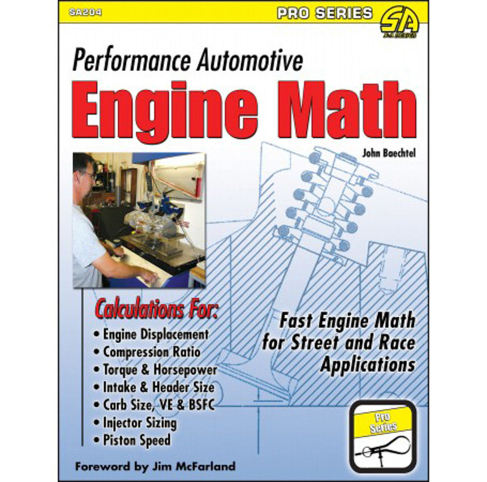 SA Design Books Performance Automotive Engine Math