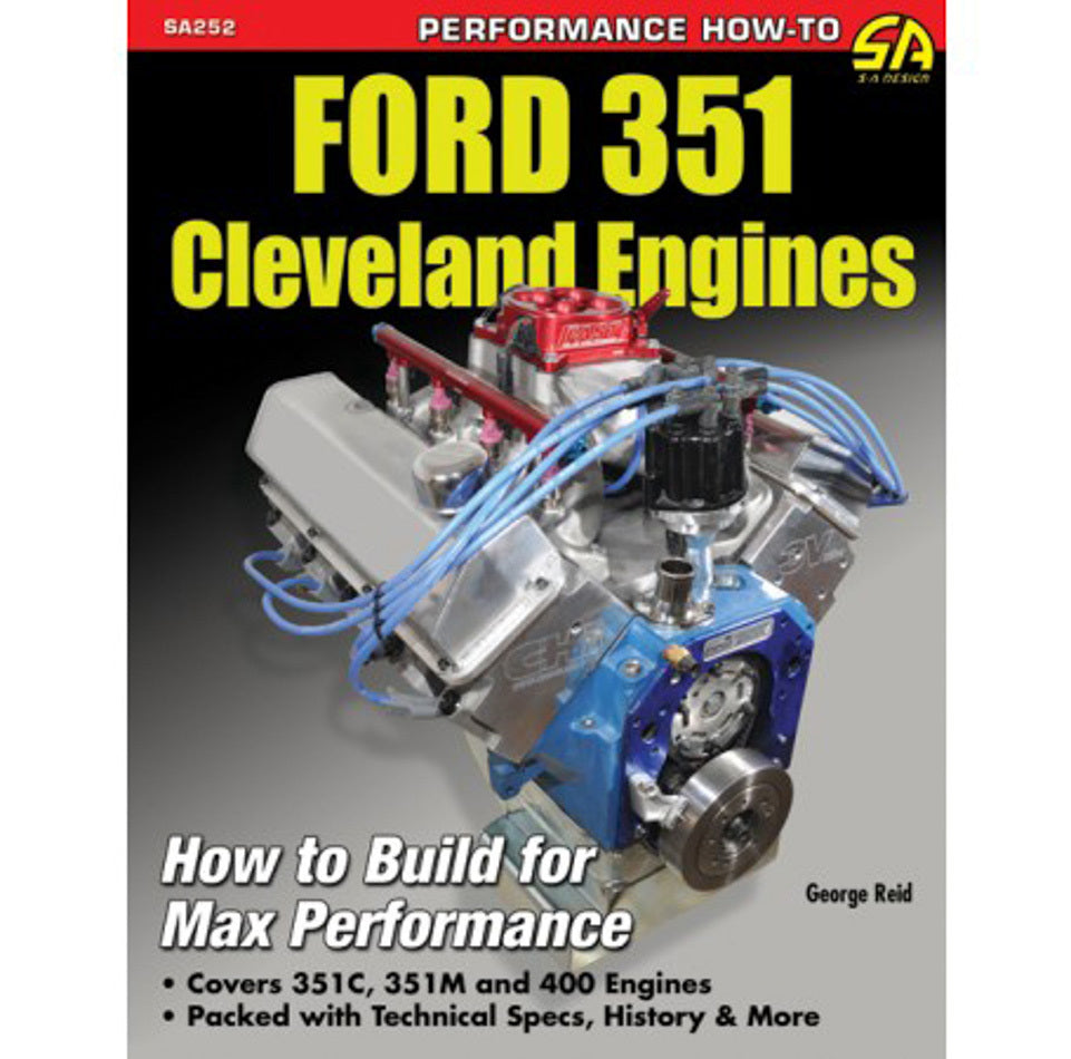 SA Design Books Ford 351 Cleveland Motor Build for Performance