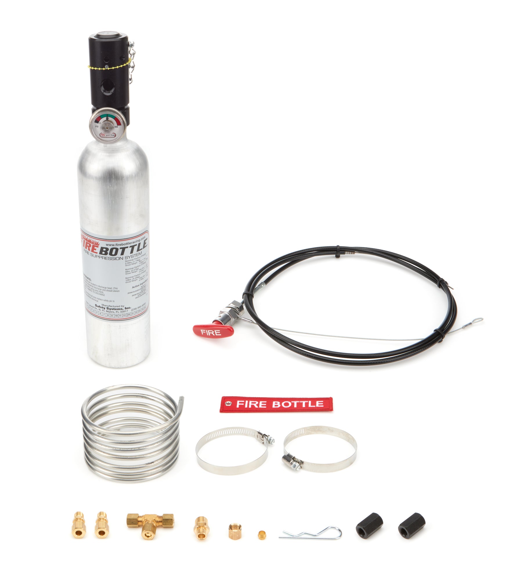 Fire Bottle Fire Bottle System 2.5lb Pull FE-36