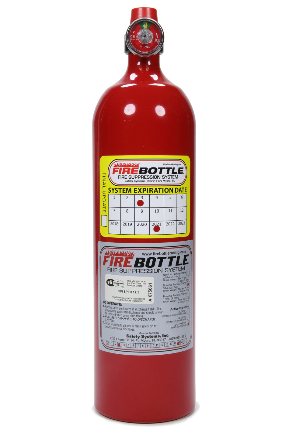 Fire Bottle Spare Bottle 5lb