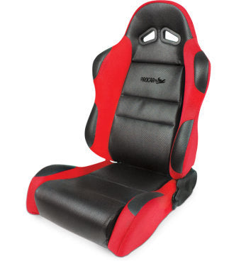 Scat Cranks Sportsman Racing Seat - Left - Red Vinyl/Velour