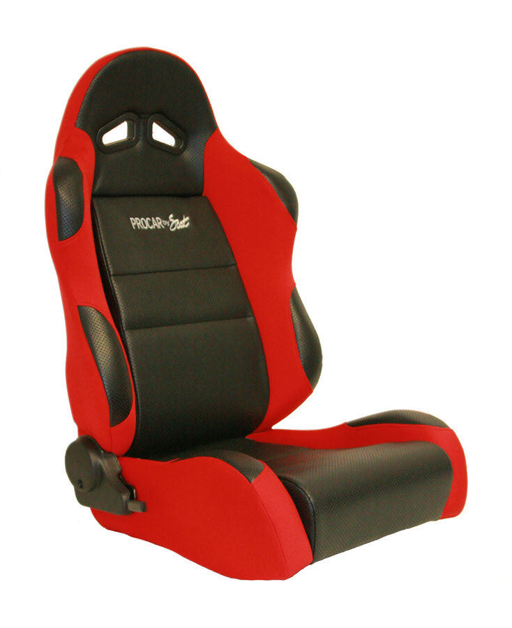 Scat Cranks Sportsman Racing Seat - Right - Red Vinyl/Velour