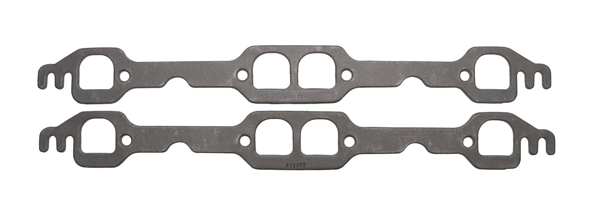 SCE Gaskets SBC Exhaust Gasket Set D-Port 1.450x1.370 — Fits GM LT1/LT4 Gen-II