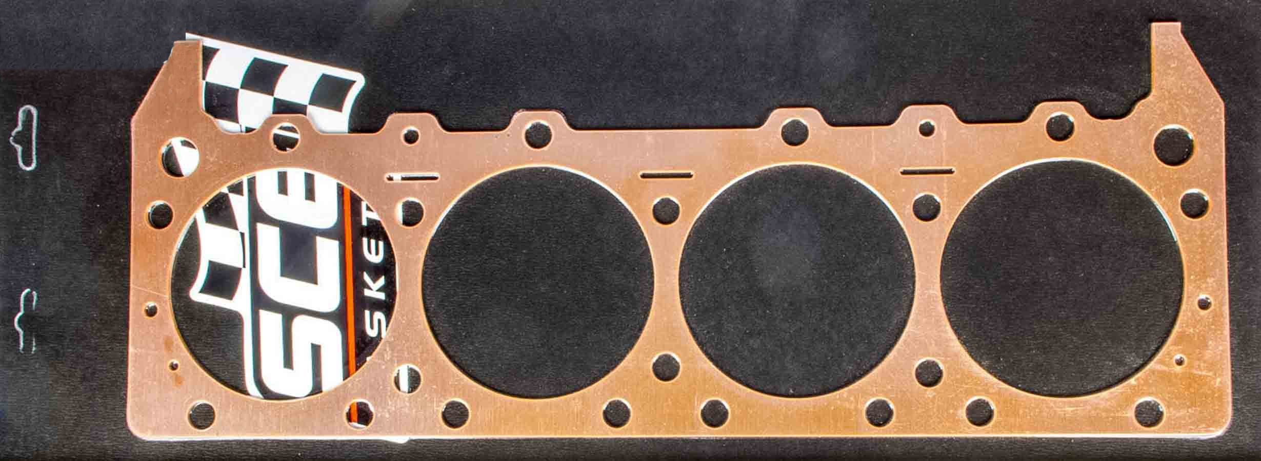 SCE Gaskets BBM Copper Head Gasket 4.380 x .050