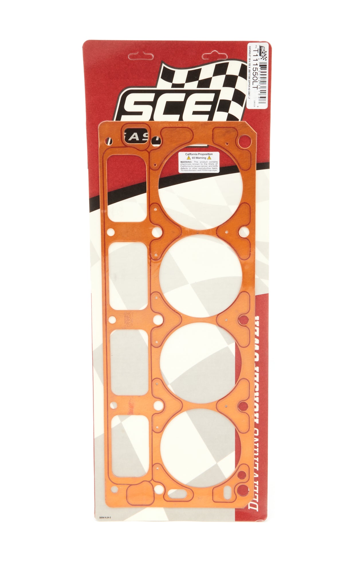 SCE Gaskets SBC Titan Copper Head Gasket 4.155 x .050