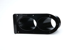 Cargar imagen en el visor de la galería, Pipe Shield Black Dual Outlet 3-1/2in 45 Degree