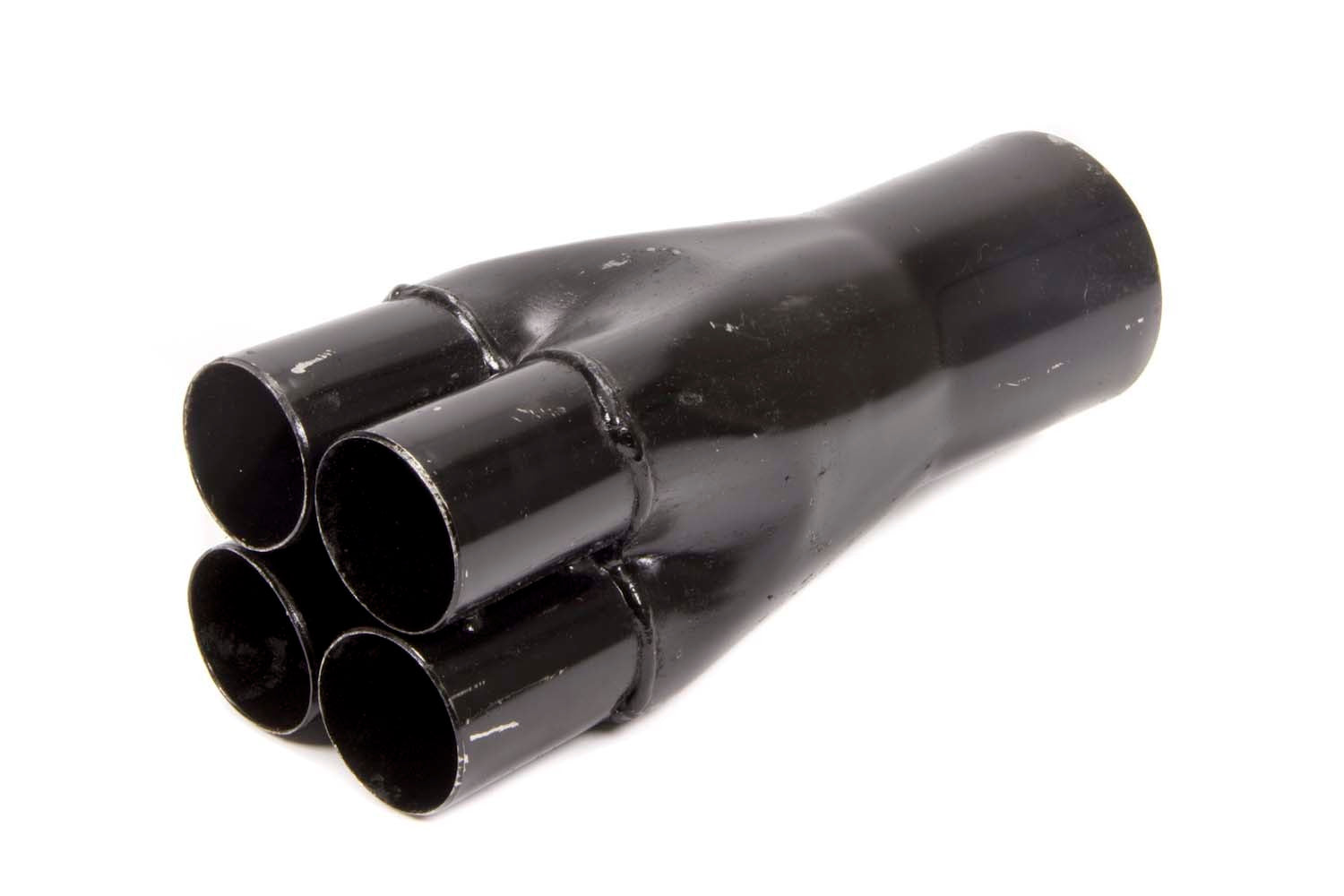 Schoenfeld Headers Slip-On Collector 1-3/4in x 3.5in — Black Steel
