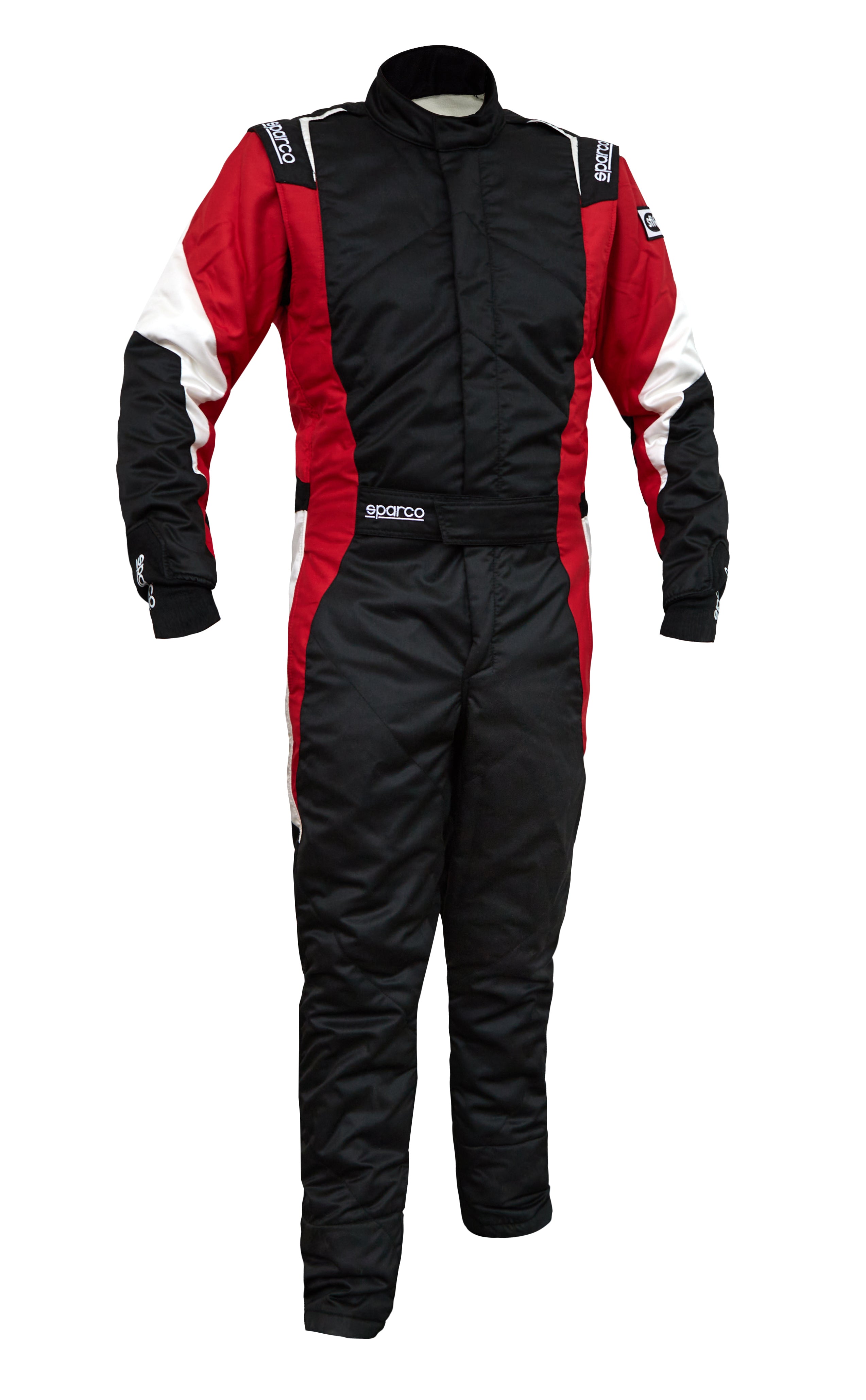 Sparco Motor Sports Comp Suit Black/Red Medium