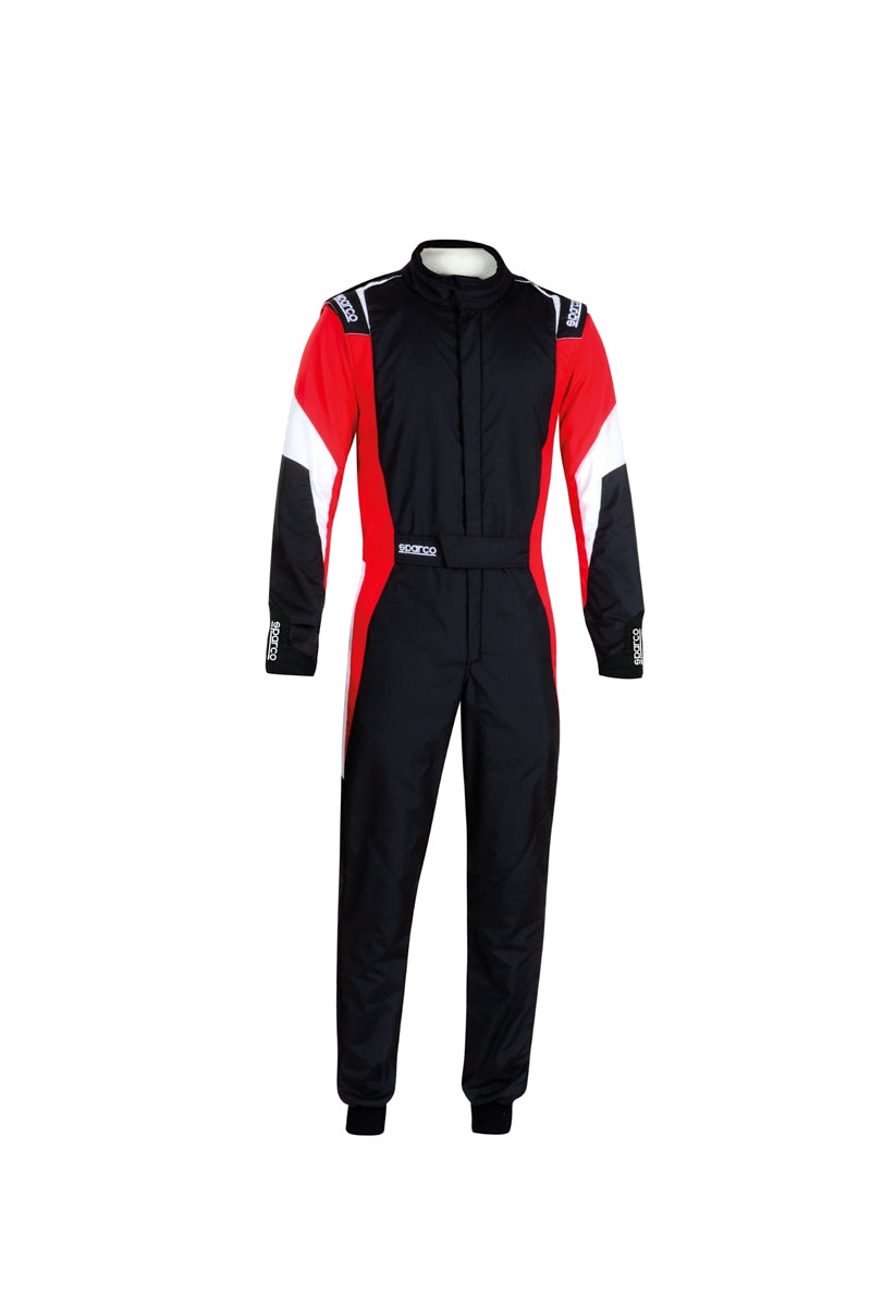Sparco Motor Sports Comp Suit Black/Red 2X-Large/3X-Large