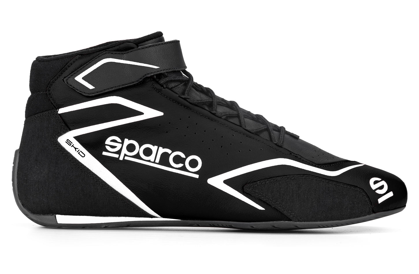 Sparco Motor Sports Shoe Skid Black Size 11-11.5 Euro 45