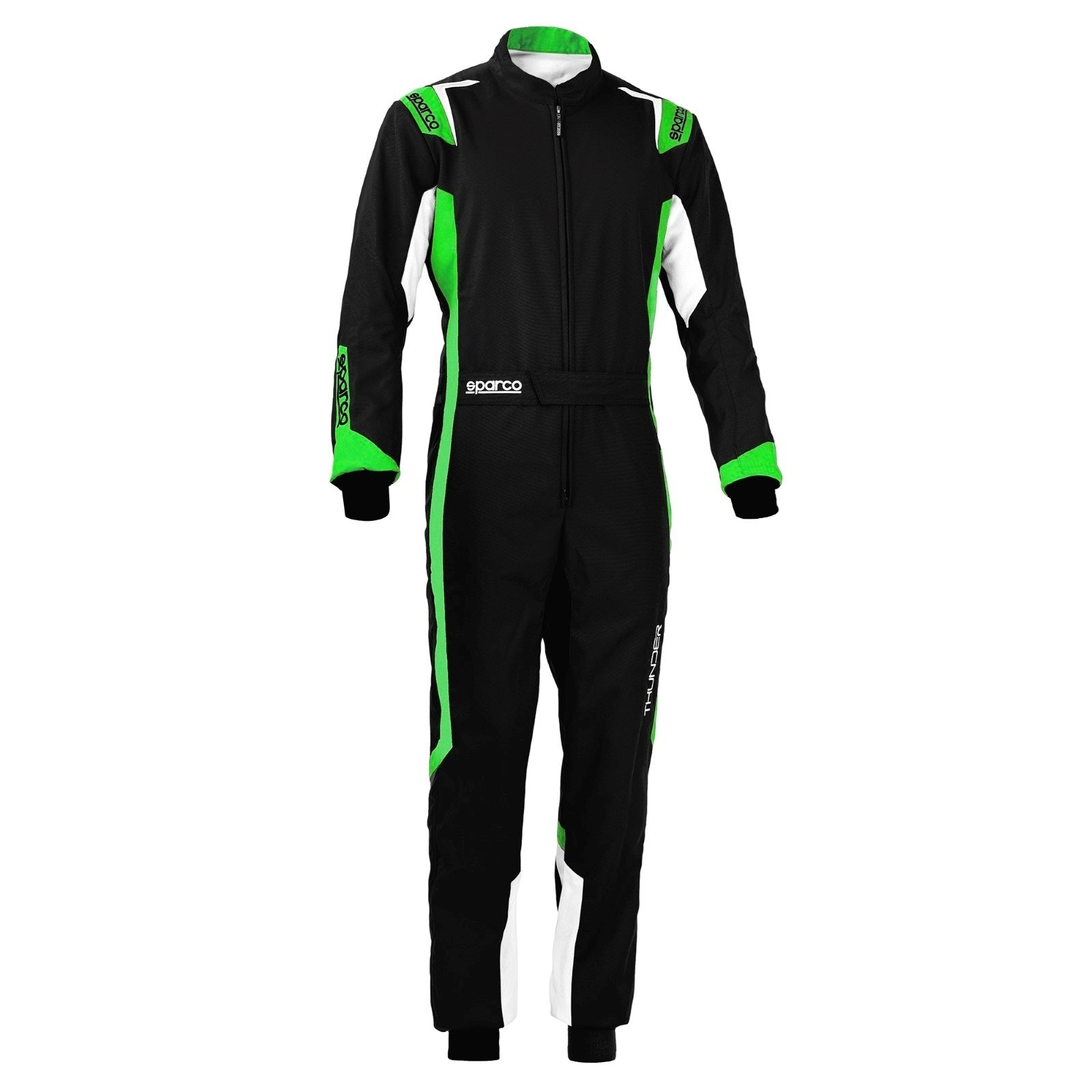 Sparco Motor Sports Suit Thunder Small Black / Green