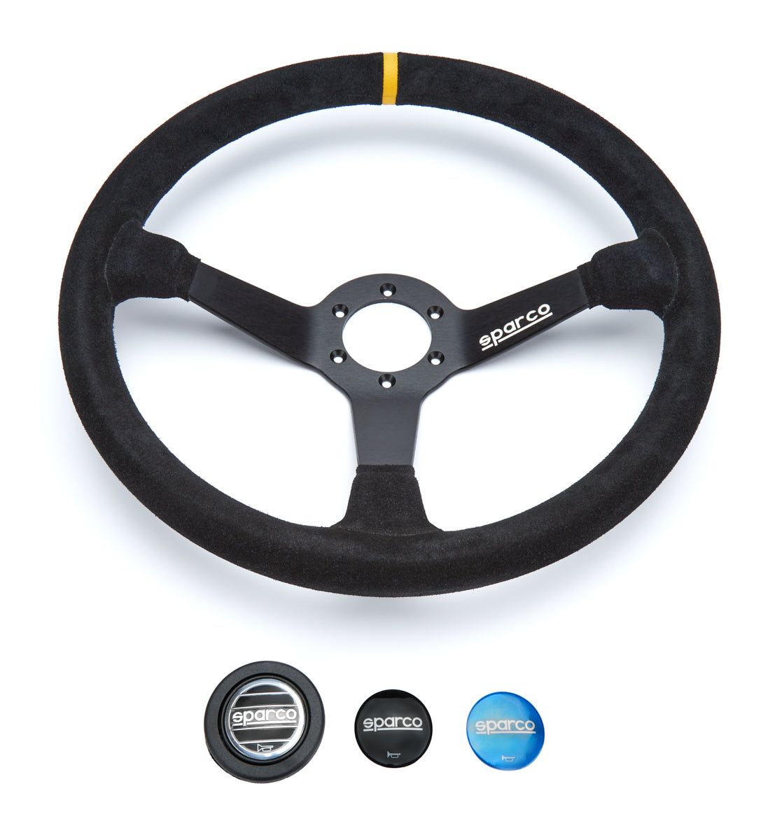 Sparco Motor Sports Steering Wheel 368 Black Suede