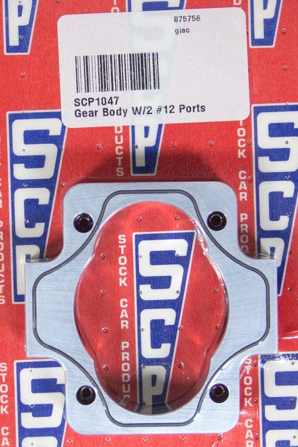 Stock Car Products Gear Body W/2 #12 Ports 1.450