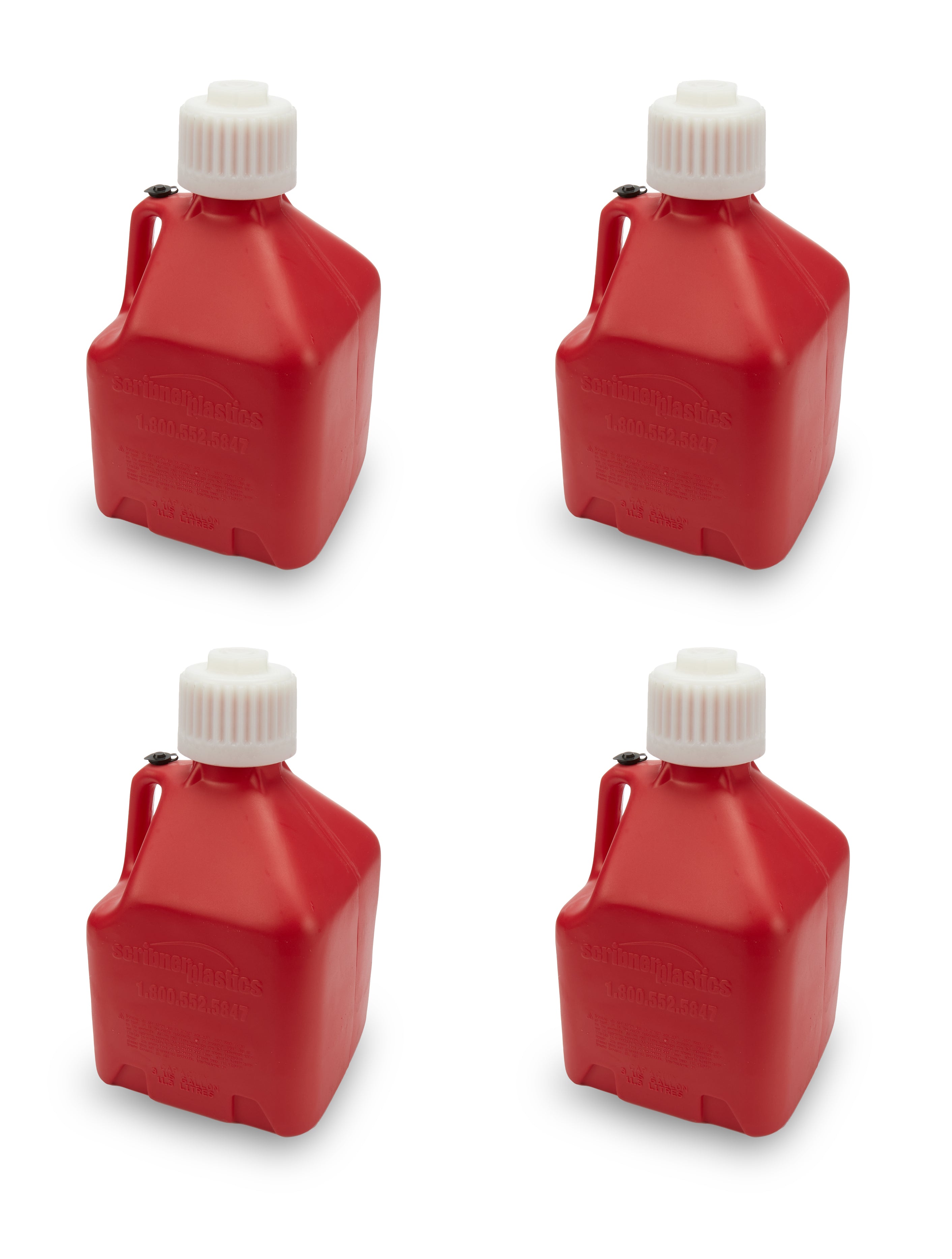 Scribner Utility Jug 3 Gallon - Red - Case 4