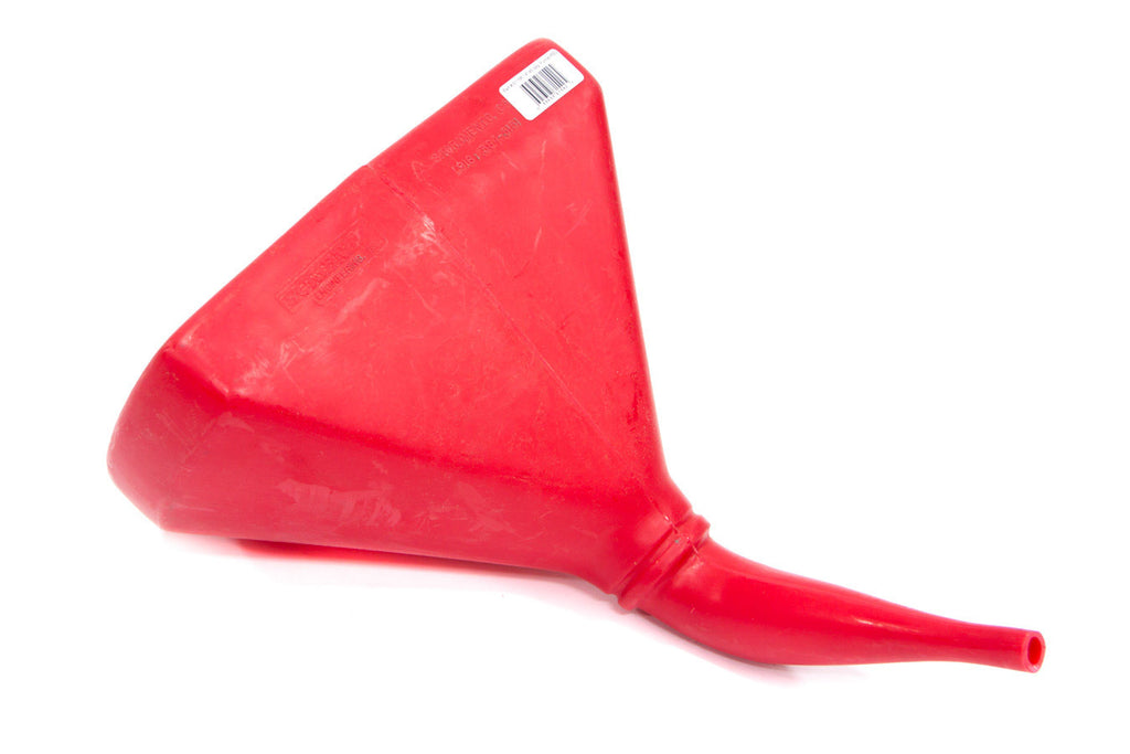 Embudo ScribnerFunnel de 14 pulgadas y 45 grados en forma de D, color rojo