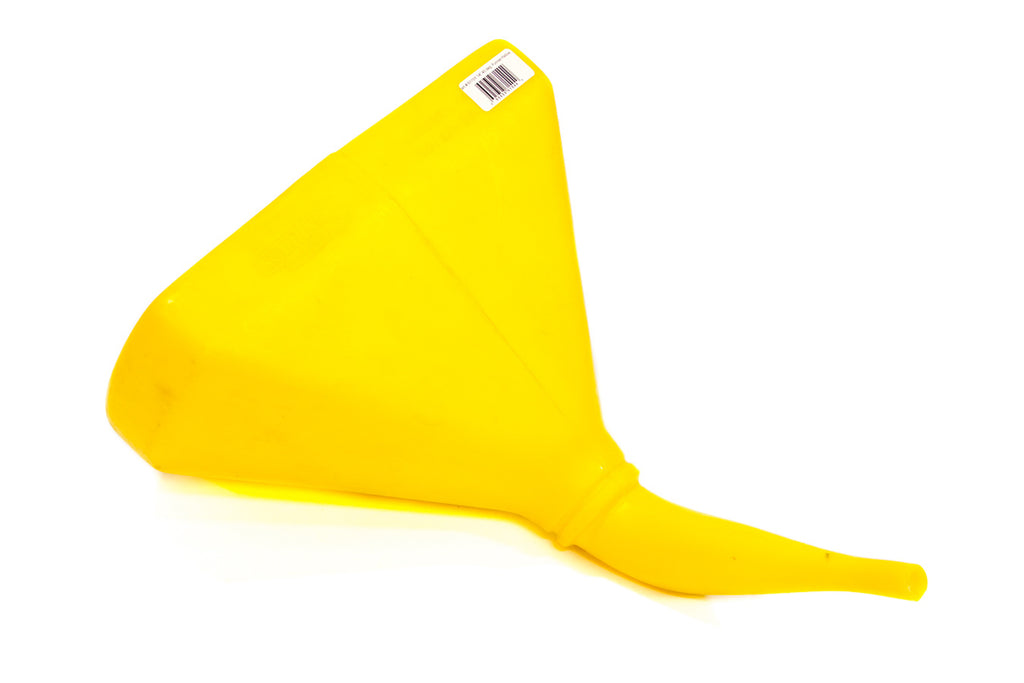 Embudo ScribnerFunnel de 14 pulgadas y 45 grados en forma de D, color amarillo