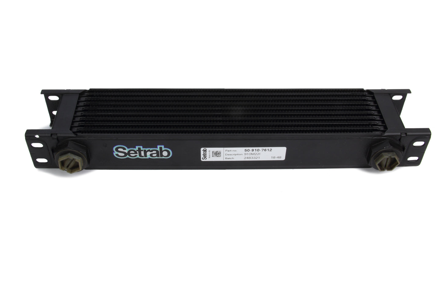 Setrab Series-9 Oil Cooler 10 Row w/M22 Ports