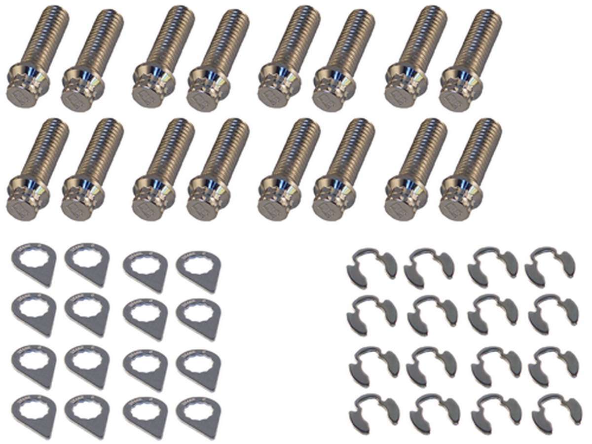 Stage 8 Header Bolt Kit - 12pt. 3/8-16 x 1-1/4 (16)