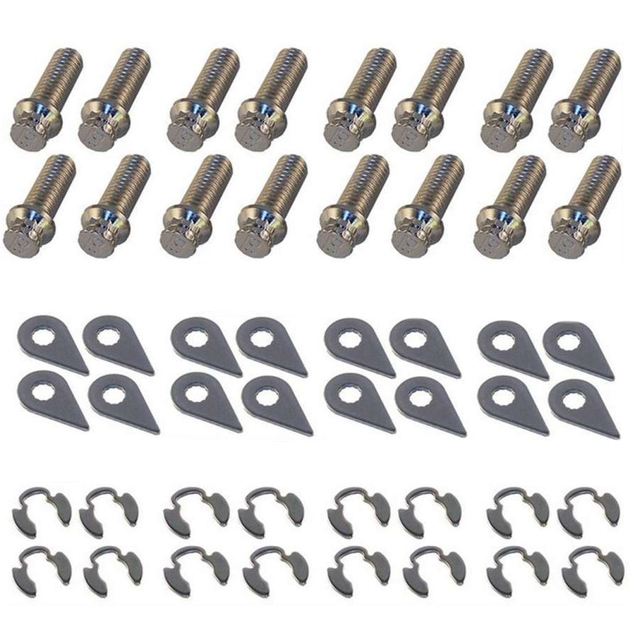 Stage 8 Header Bolt Kit - 12pt. 3/8-16 x 1in (16)