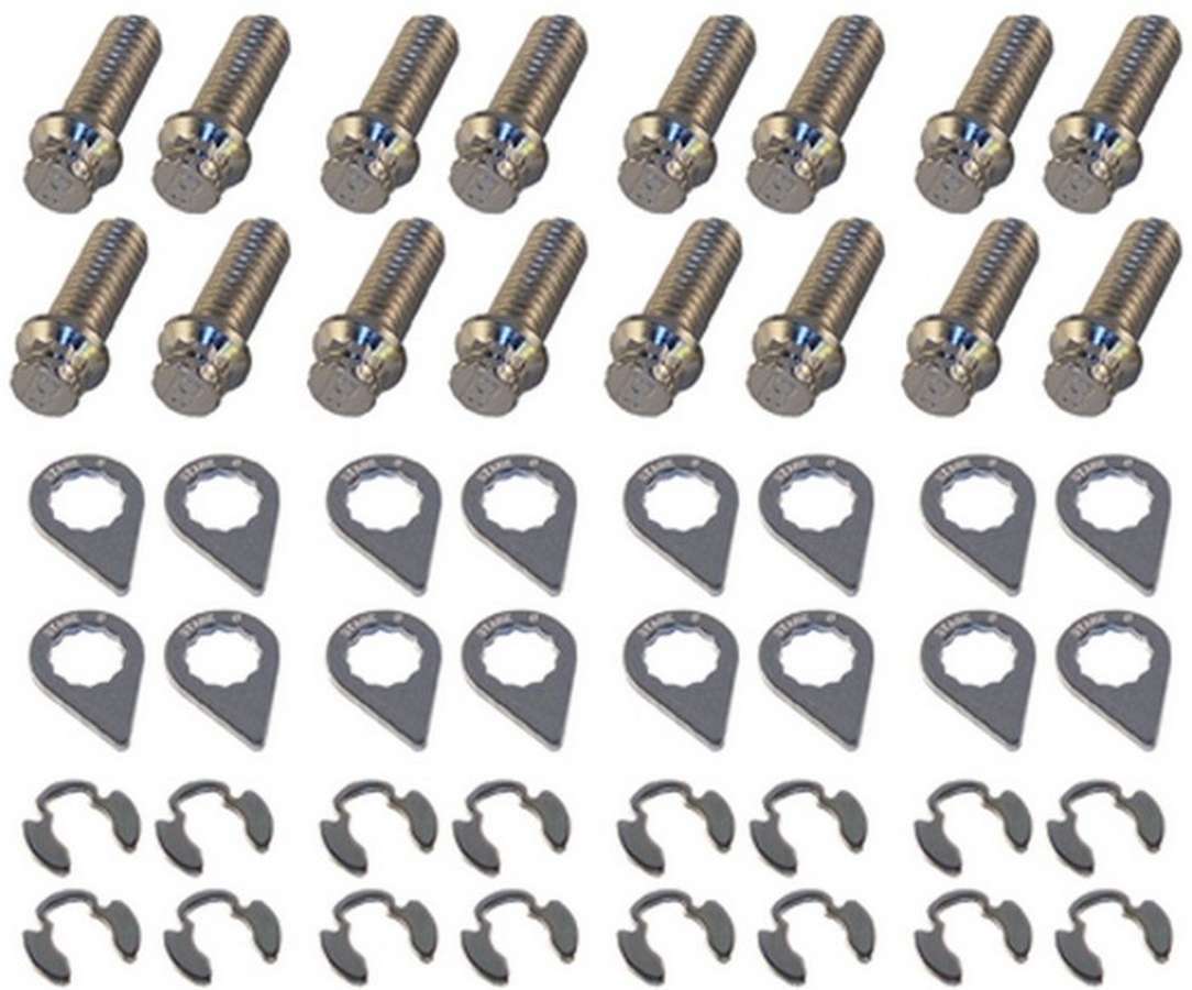 Stage 8 Header Bolt Kit - 12pt. 3/8-16 x 1in (16)