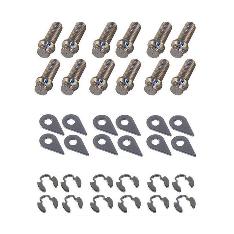 Stage 8 Header Bolt Kit - 12pt. 5/16-18 x 1in (12)