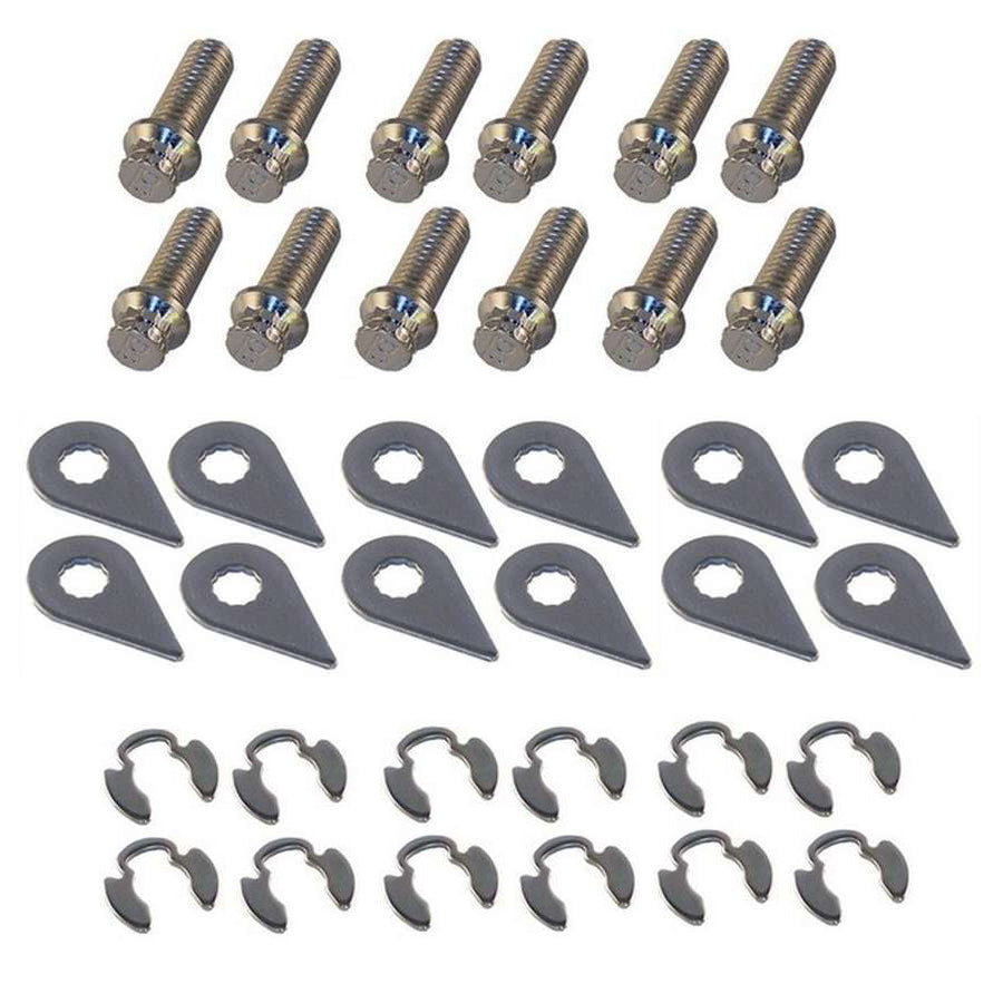 Stage 8 Header Bolt Kit - 12pt. 3/8-16 x 1in (12)