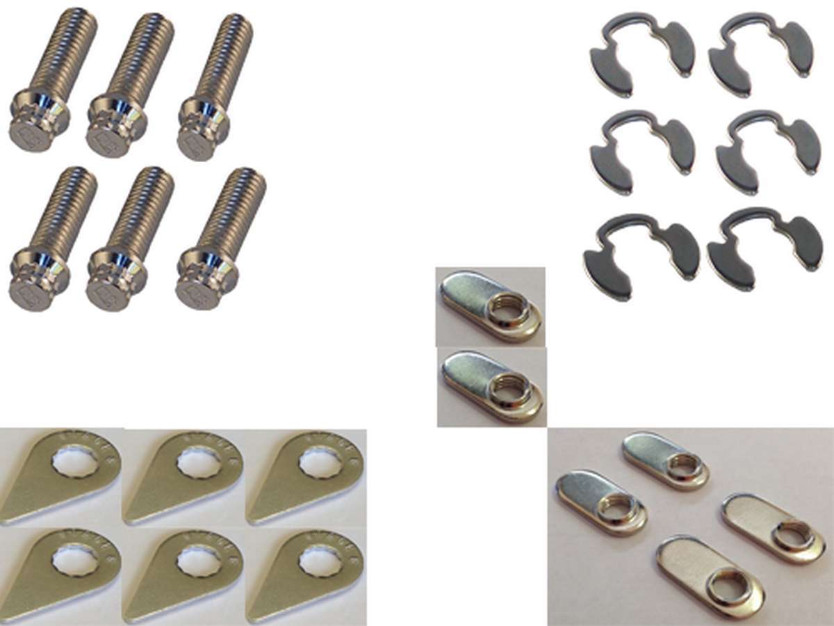 Stage 8 Collector Bolt Kit - 6pt 3/8-16 x 1.5in (6)