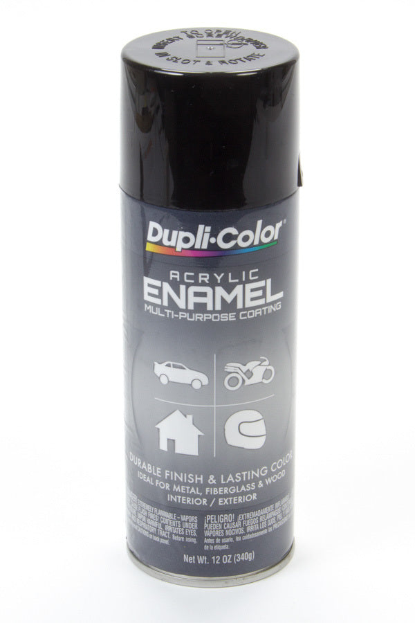 Dupli-Color Gloss Black Enamel Paint 12oz