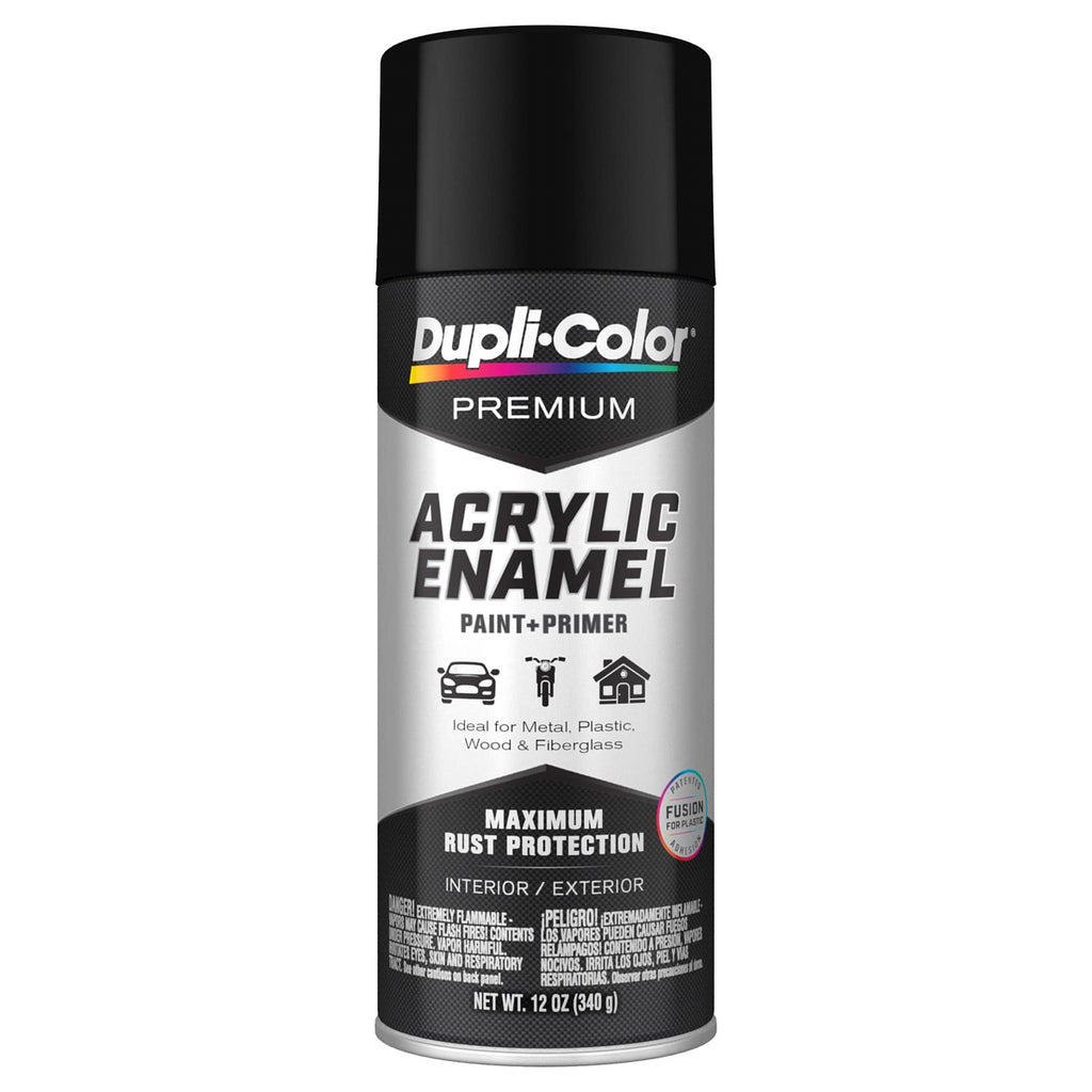 Dupli-Color Acrylic Enamel Black Semi-Gloss