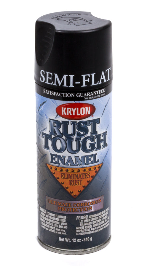 Dupli-Color Krylon Paint Rust Tough Enamal Semi-Flat Black