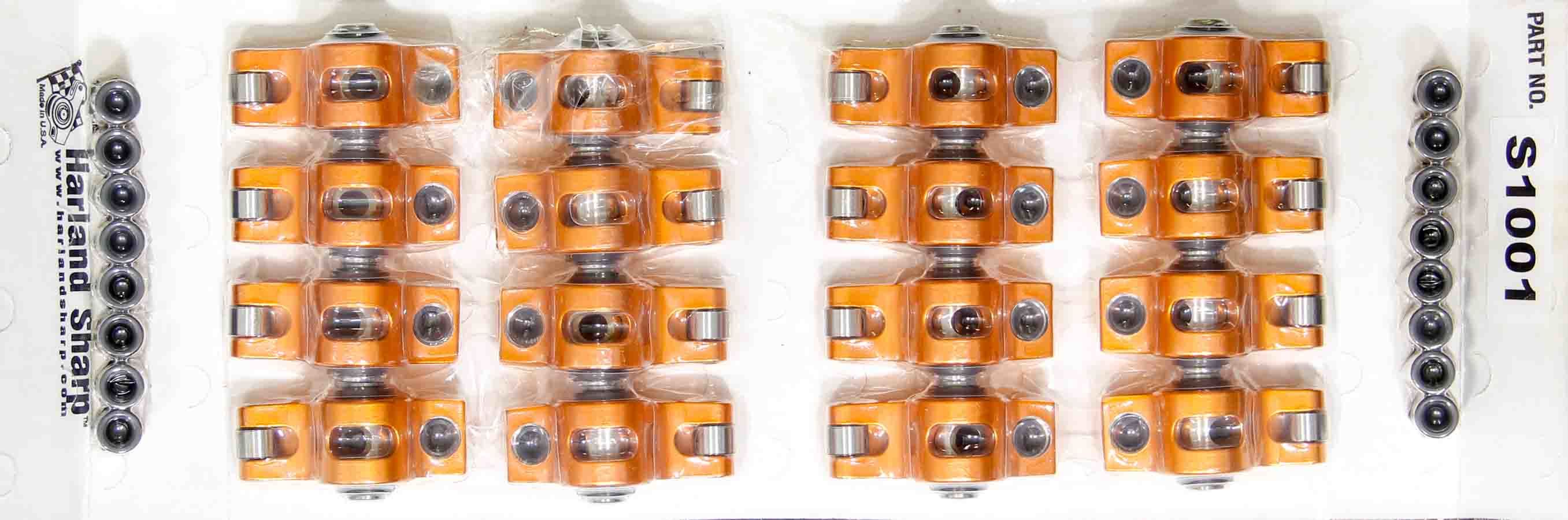 Harland Sharp SBC Rocker Arms - 1.6 Ratio 7/16 Stud