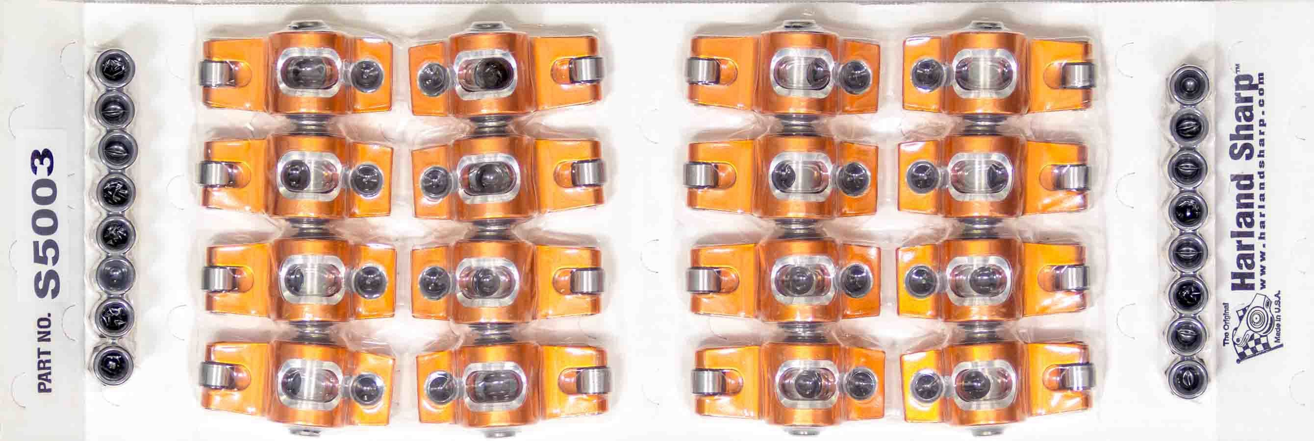 Harland Sharp Olds Rocker Arm Set w/Edelbrock RPM Heads