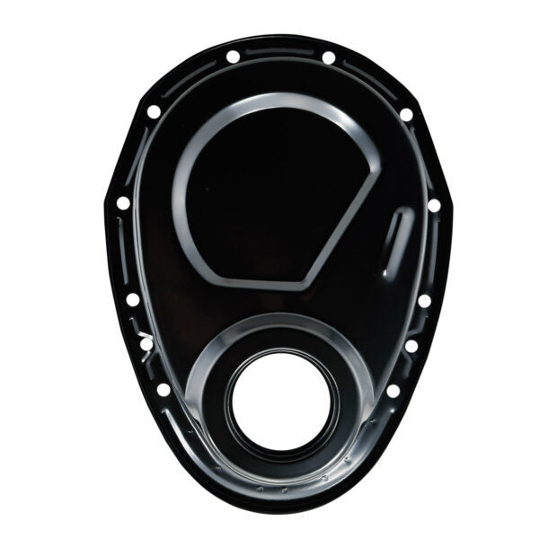 Specialty Products chrome - Archived Timing Chain Cover SBC OEM Style Black Steel