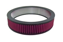 Cargar imagen en el visor de la galería, Specialty Products chrome - Archived Air Cleaner Element 14in X 3in Round with Red