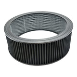 Specialty Products chrome - Archived Air Filter Element Wash able Round 14in x 5in