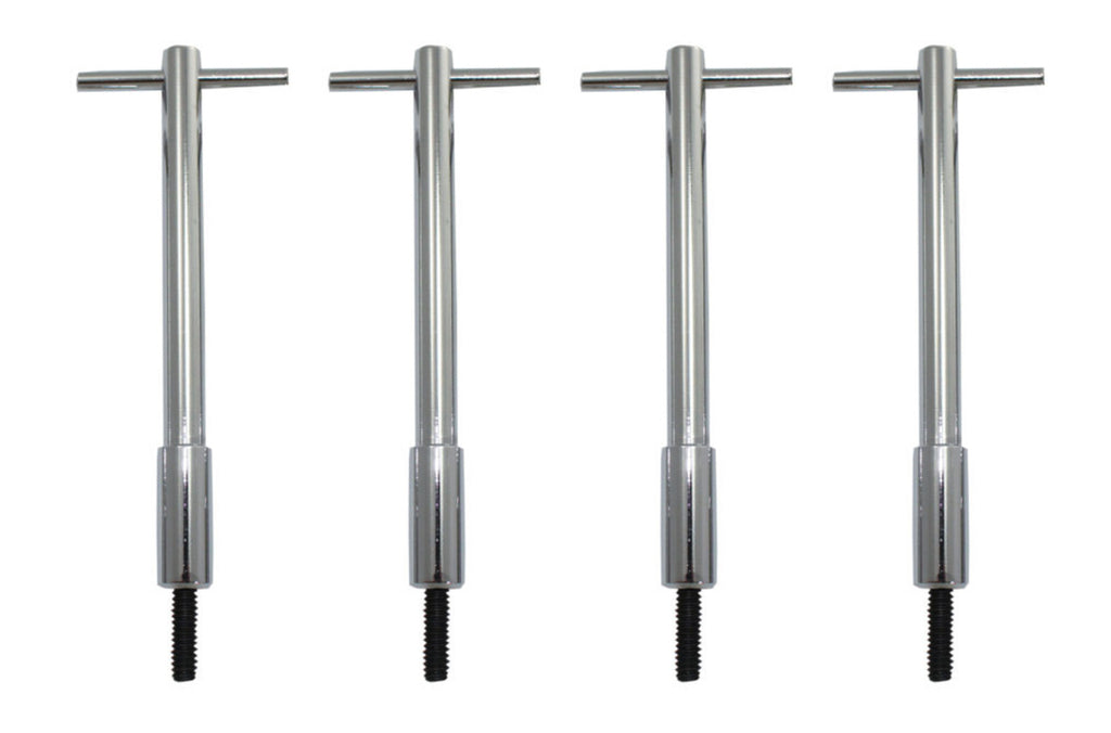 Specialty Products chrome - Archived Tall T-Bar Wing Nuts 4pc