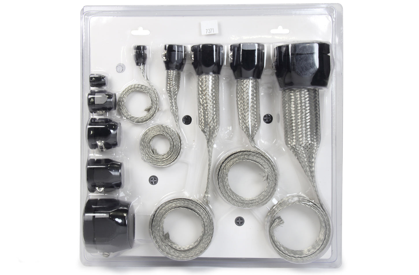 Specialty Products chrome - Archived Hose Sleeving Kit  Black Braided Stainless Steel