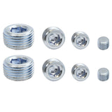 Specialty Products chrome - Archived Pipe Plugs Allen Head Zinc 8Pcs.