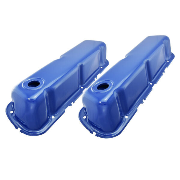 Specialty Products chrome - Archived Valve Covers 62-85 Ford 260-351W Tall Blue