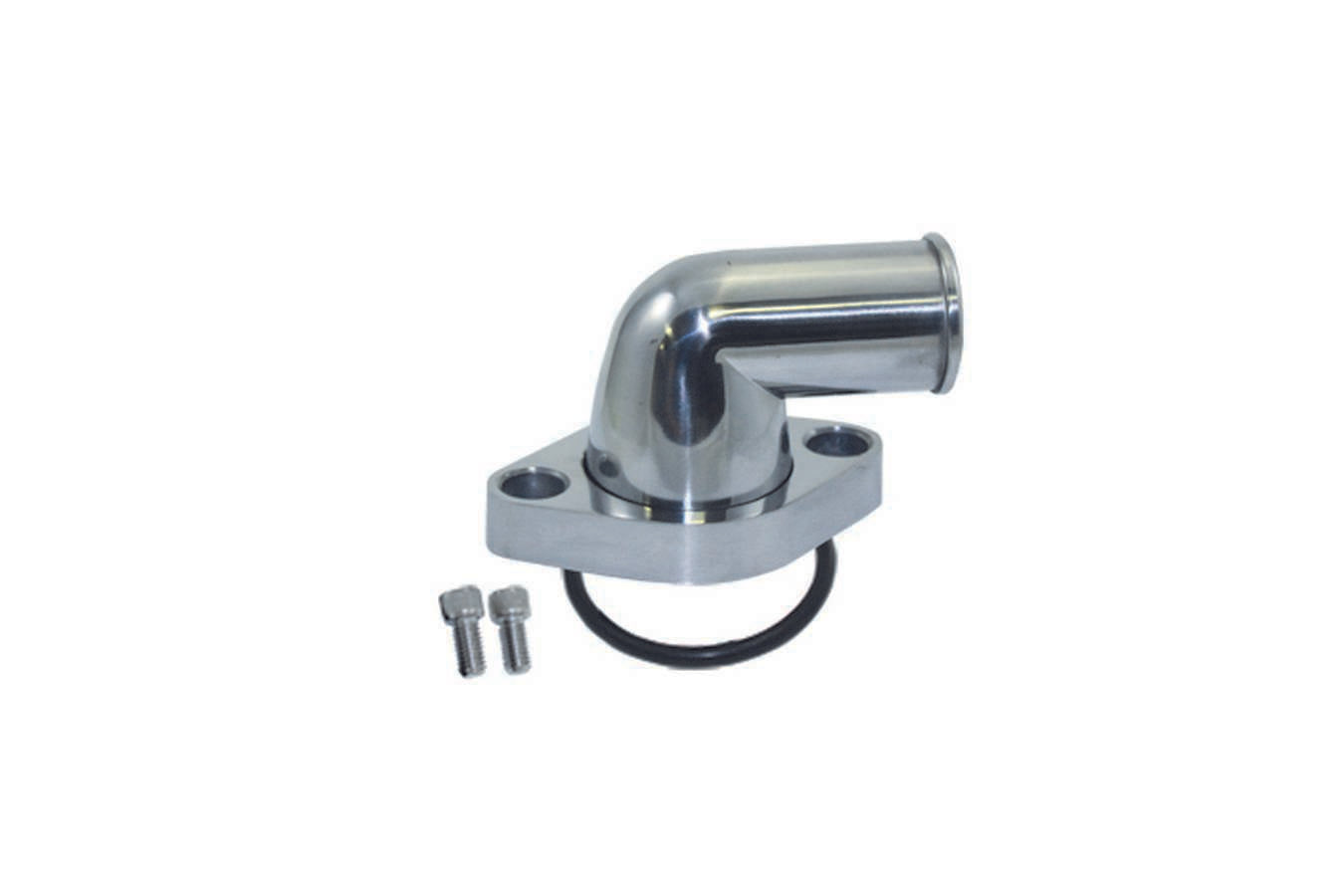 Specialty Products chrome - Archived Chevy V8 Alum Swivel 90 Deg Water Neck Polished