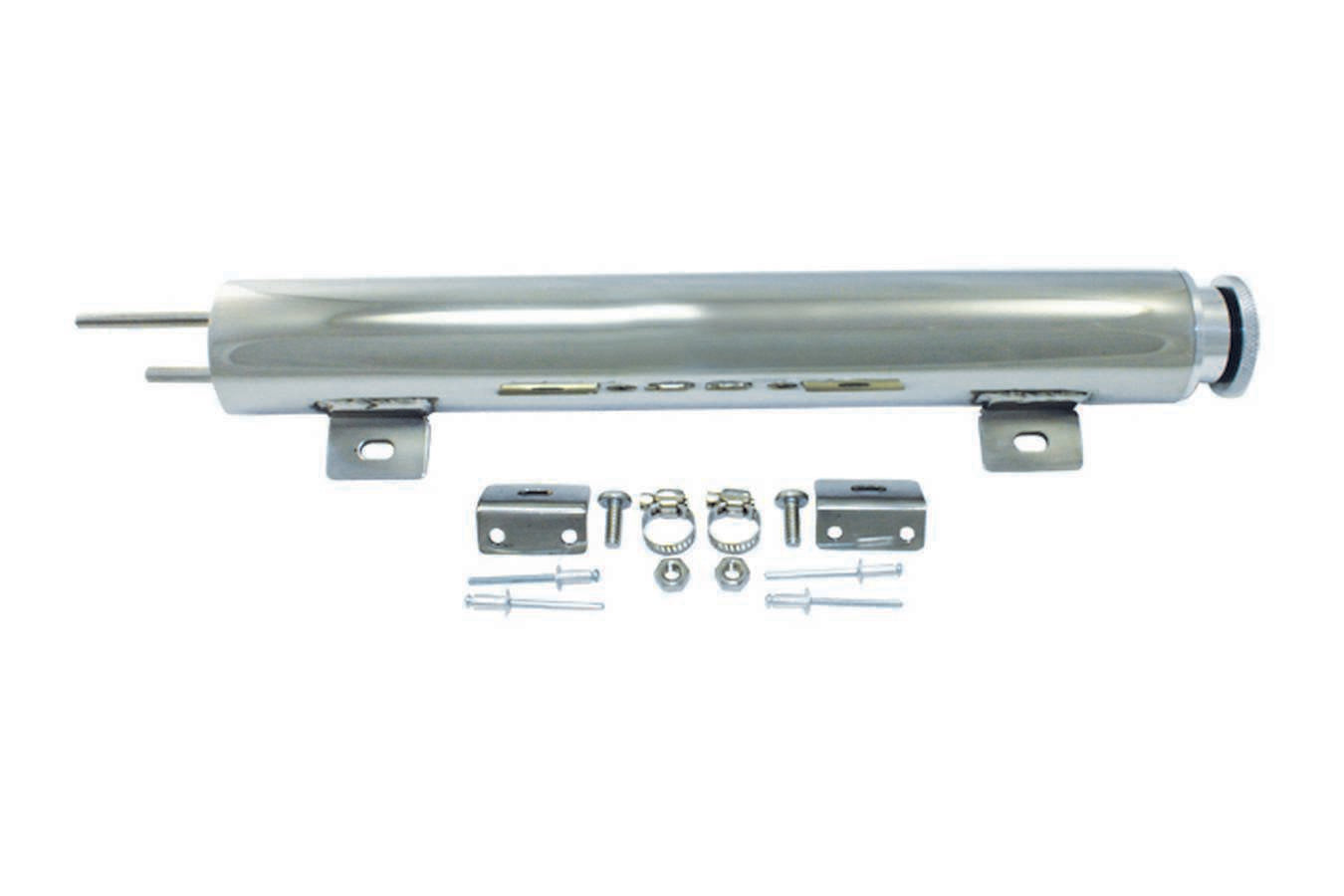 Specialty Products chrome - Archived Overflow Tank  Radiator 2in x 15in with Hardware