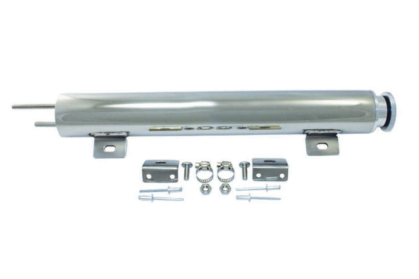 Specialty Products chrome - Archived Overflow Tank  Radiator 2in x 17in with Hardware