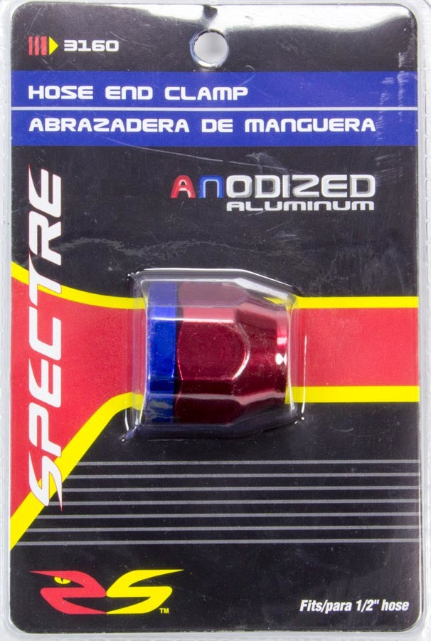 Spectre 1/2in Magna-Clamp Hose Red & Blue