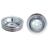 Spectre SBC LWP Lower Pulley Triple Groove Chrome