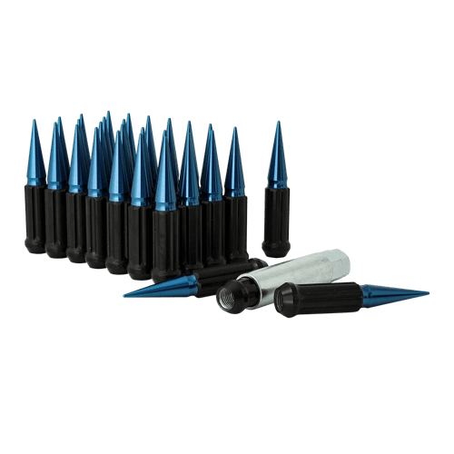 8 LUG 14-1.50 SPIKE LUG KIT BLUE