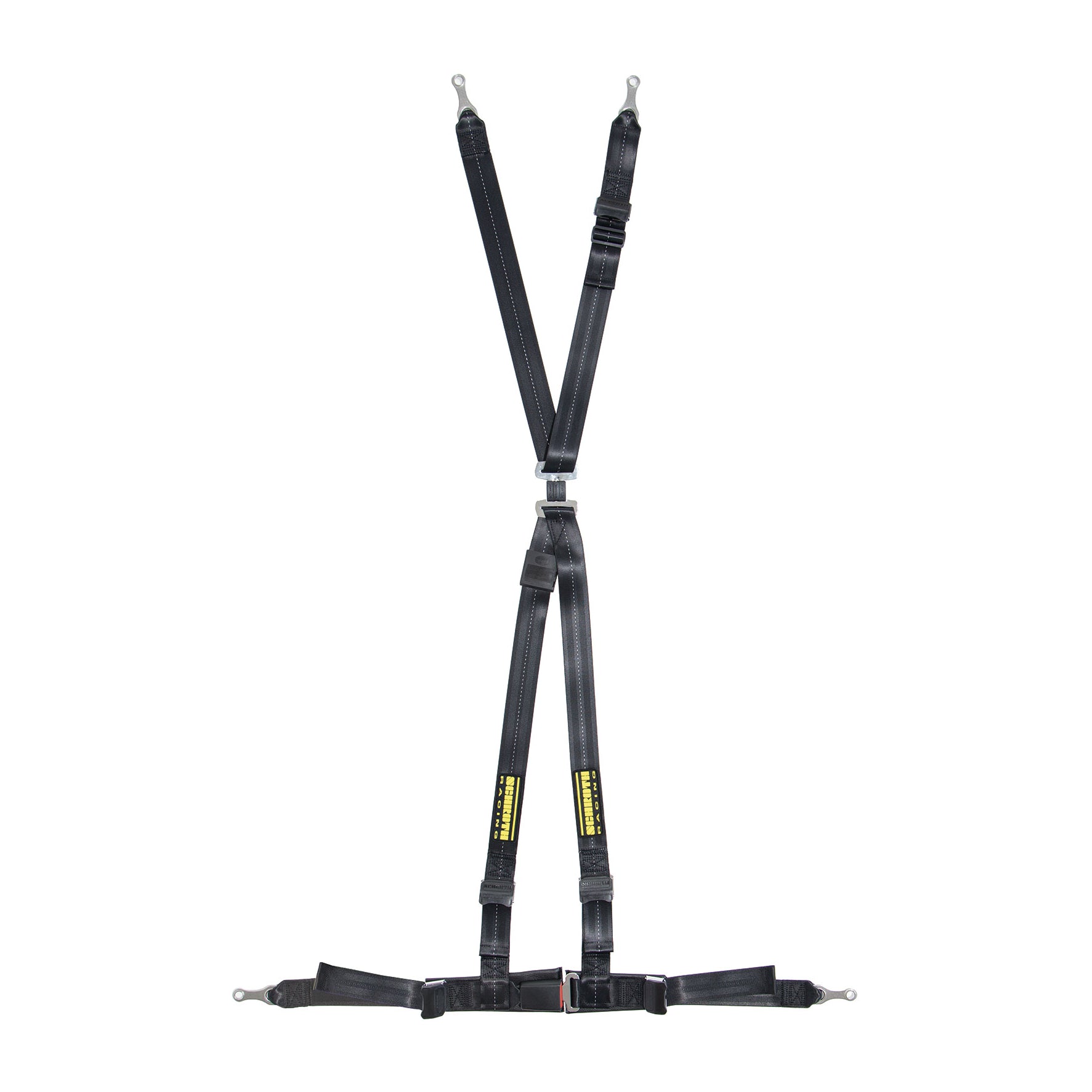 Schroth Racing 4pt Harness System Ralley Black