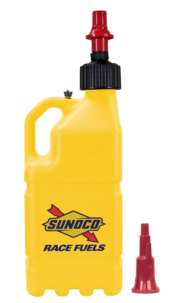 Yellow Sunoco Race Jug w/ Fastflo Lid & Vehicl