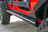 DV8 Offroad 07-18 Jeep JK 4-Door Rock Slider with Rock Skin