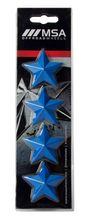 Cargar imagen en el visor de la galería, MSA STAR LOGO - BLUE (4PK) - MSA WHEELS